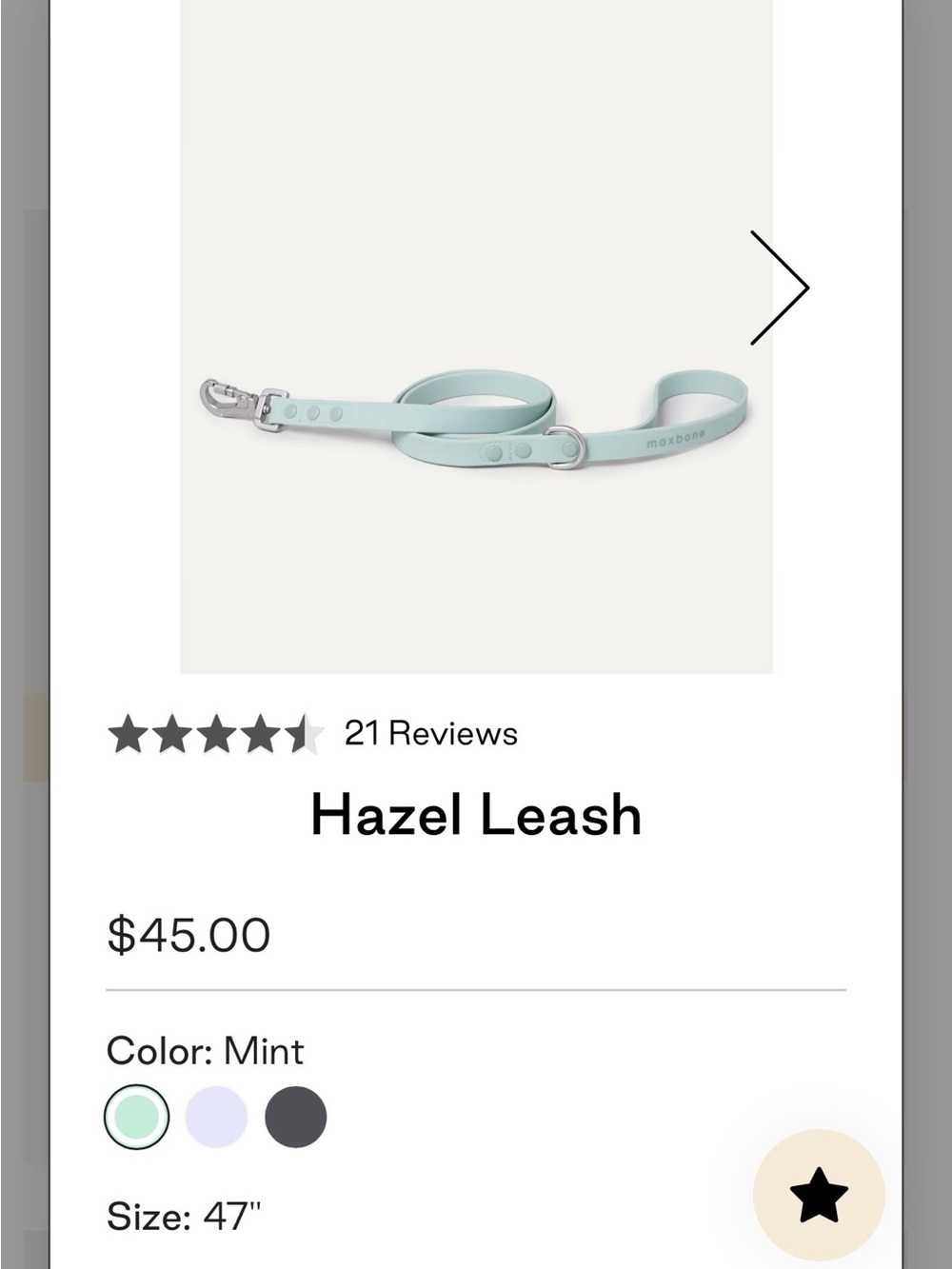 Maxbone Hazel leash - Picture 4 of 4